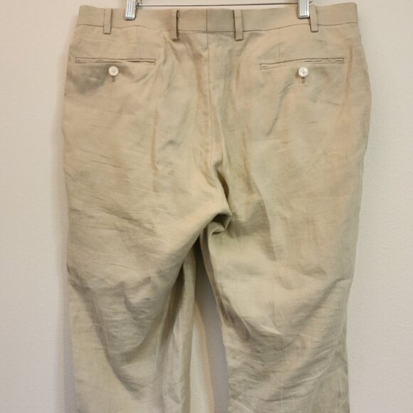 Lauren Ralph Lauren Black Label Linen Pant Women 36Wx29L Classic Tropical - Picture 10 of 12